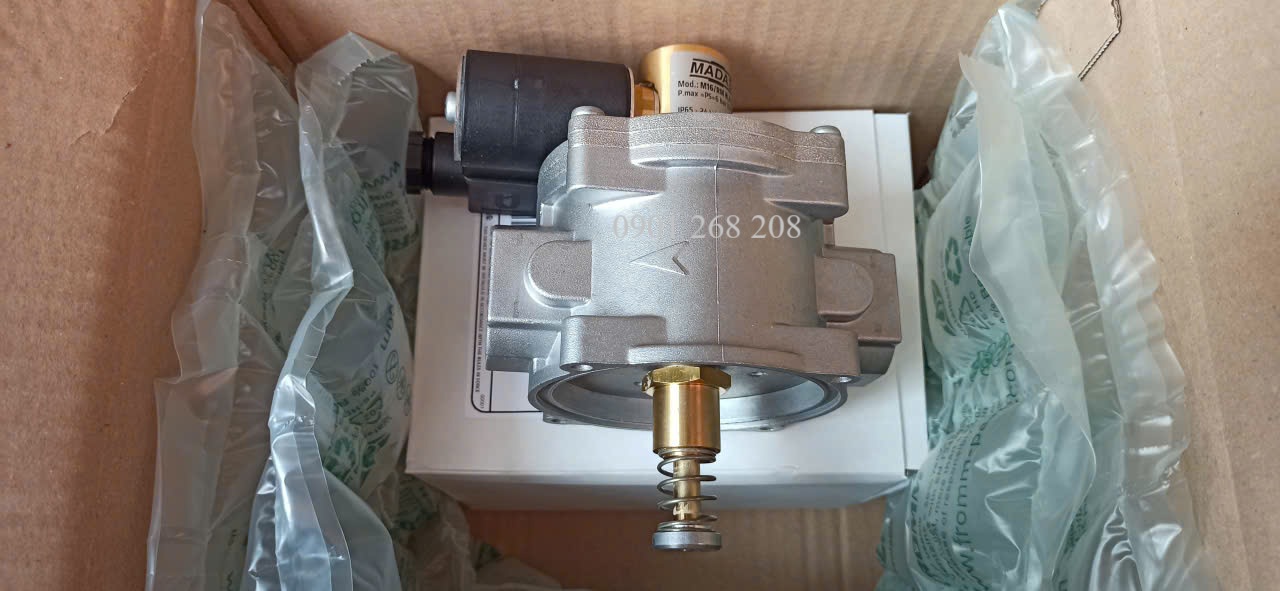 van dien tu madas reset bang tay DN25 24VDC